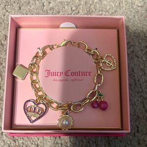 Juicy Couture Gold Bracelet with Charms